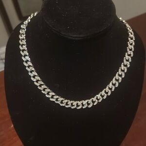 Elegant Silver Chain Necklace